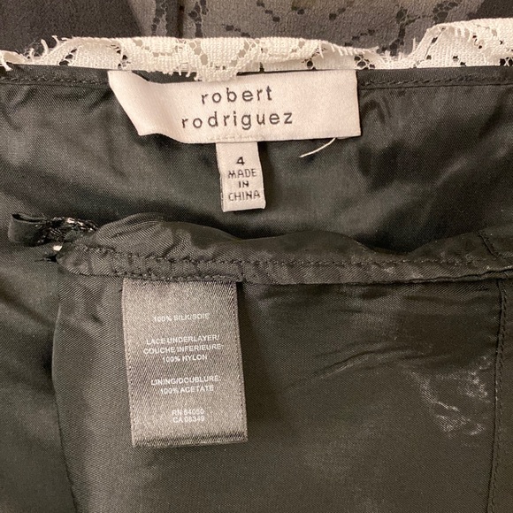 Robert Rodriguez Black Dress w Lace, 4 - Picture 7 of 7